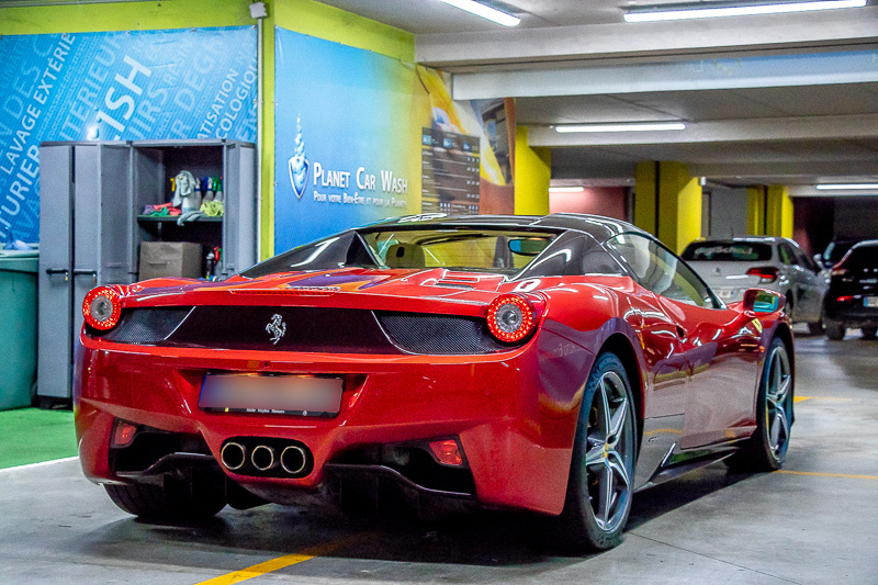 Lavage auto supercar à Nice